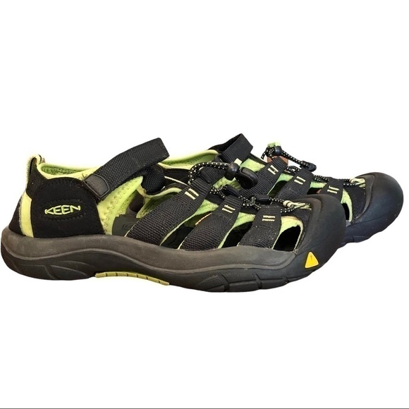 ๐ 6/$60, Keen, Little Boys Sandals, Black/Green, Velcro Straps, Size 6 - Picture 2 of 10